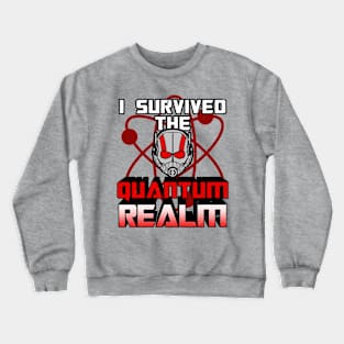 Superhero Sci-fi Movie I Survived Quantum Physics Funny Meme Crewneck Sweatshirt